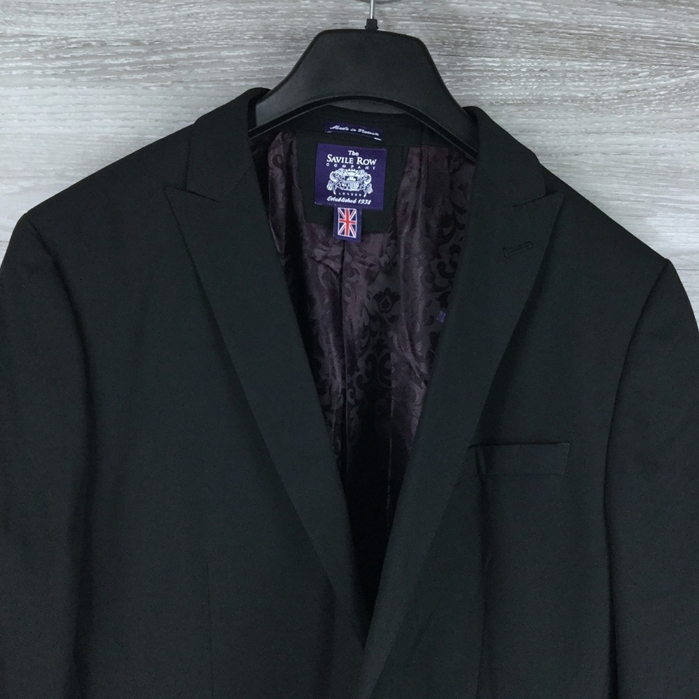 The Savile Row Lined Brixton Suit Jacket - Picture 2 of 4